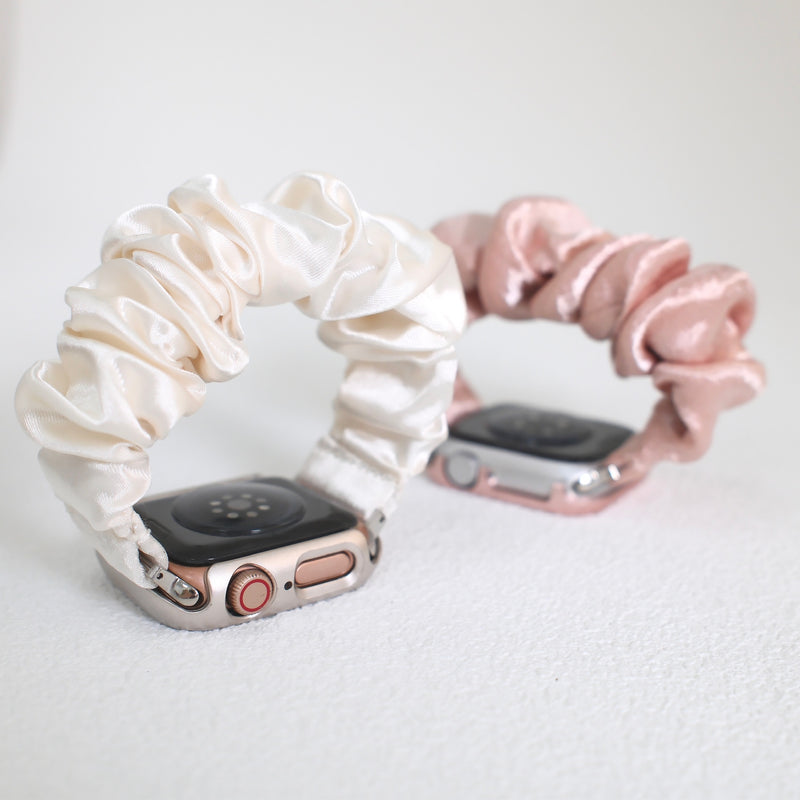 "Shining Simple" Crystal Satin Band