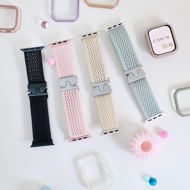 "Soft colors" mesh band