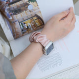 "Shining Simple" Crystal Satin Band
