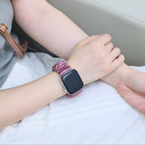 "Shining Simple" Crystal Satin Band