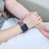"Shining Simple" Crystal Satin Band