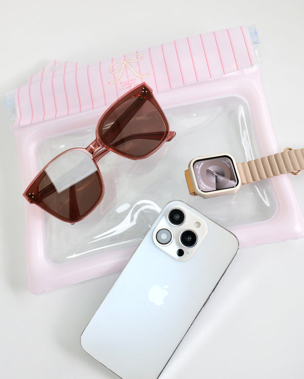 "Waterside Buddy" Ribbon Pattern Waterproof Smartphone Pouch