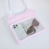 "Waterside Buddy" Ribbon Pattern Waterproof Smartphone Pouch