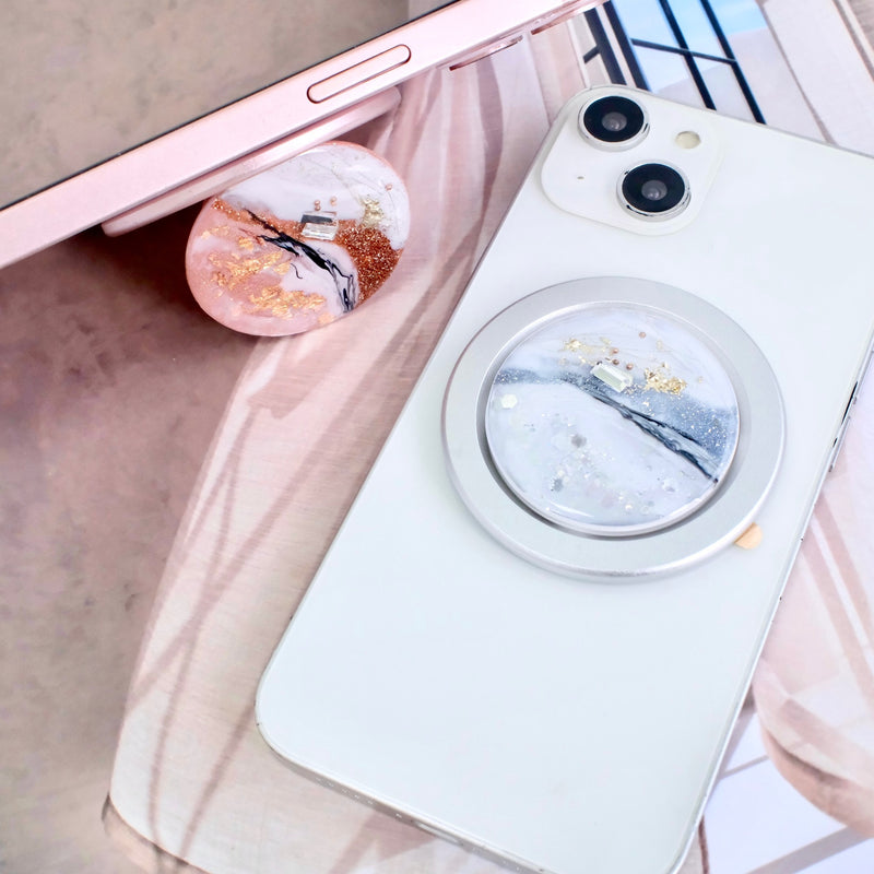 "The Gentleness of Marble Pattern" Handmade Smartphone Stand