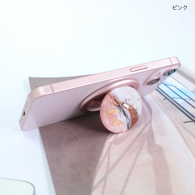 "The Gentleness of Marble Pattern" Handmade Smartphone Stand