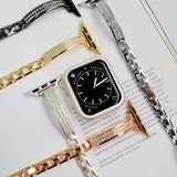 "Double Line Shine" Metal Bracelet-Style Watch Band