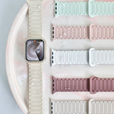 "Otona One Color" Waterproof Magnetic Silicone Apple Watch Band 