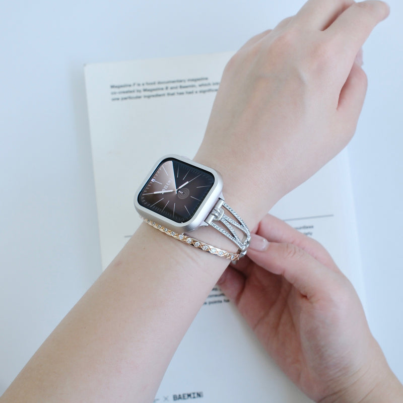 "Shining and delicate" metal Apple Watch band