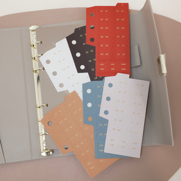"Vintage Index" loose-leaf paper refill
