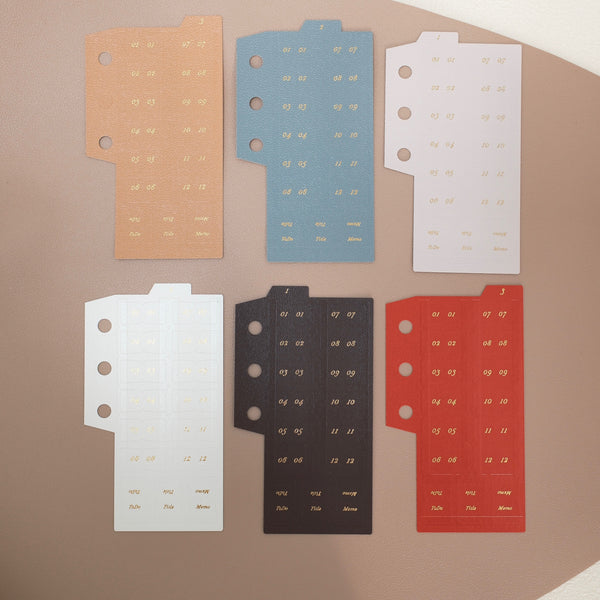 "Vintage Index" loose-leaf paper refill