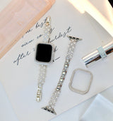 "Pearl x Bijou" Cross Design Apple Watch Band