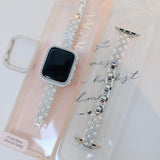 "Pearl x Bijou" Cross Design Apple Watch Band