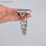 "Sophisticated Sparkle" Diamond-Cut Apple Watch Band