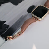"D-Curve" Metal Bracelet-Style Apple Watch Band