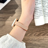 「シャネル風エレガント」メタルApple Watchバンド