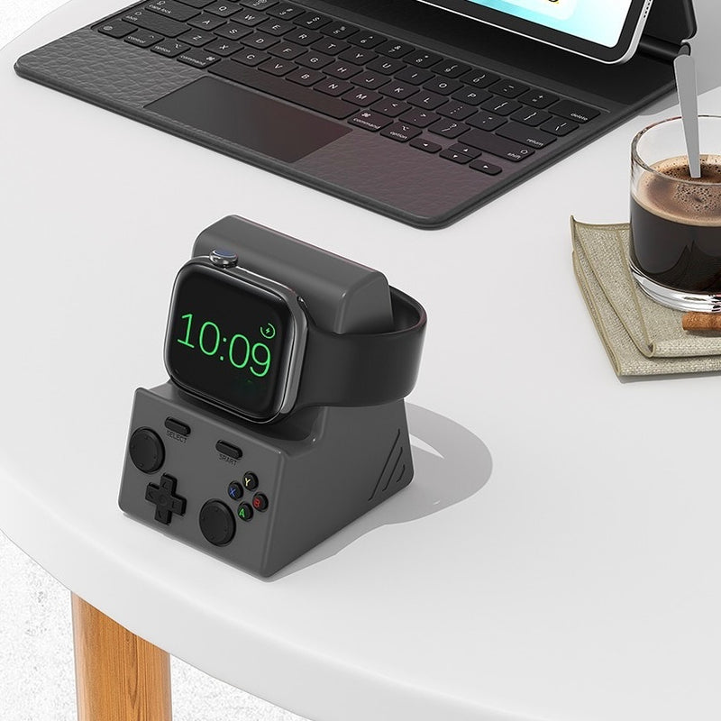 "Funny" game console-design Apple Watch stand