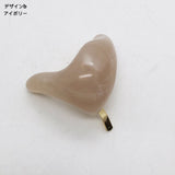 [Depth like natural stone] Marble resin pony hook / 2 types to choose from (metal line, simple)