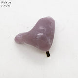 [Depth like natural stone] Marble resin pony hook / 2 types to choose from (metal line, simple)