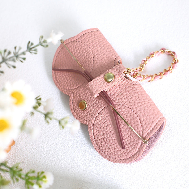 "Lovely Sparkle" Portable Glasses Case with Ribbon