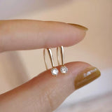 "Simple Elegance" Gold Drop Earrings