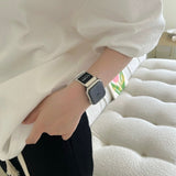 "Leather Tag" PU Leather Apple Watch Band 