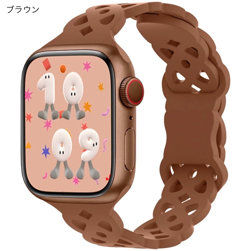 "Summer Lace" Silicone Apple Watch Band 