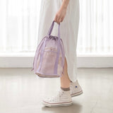 "Light-colored mosaic" mesh storage bag