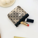 "Circle, Triangle, Square" Semi-transparent Cosmetic Pouch