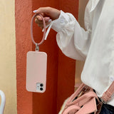 "Blessing" iPhone case with drop prevention ring strap