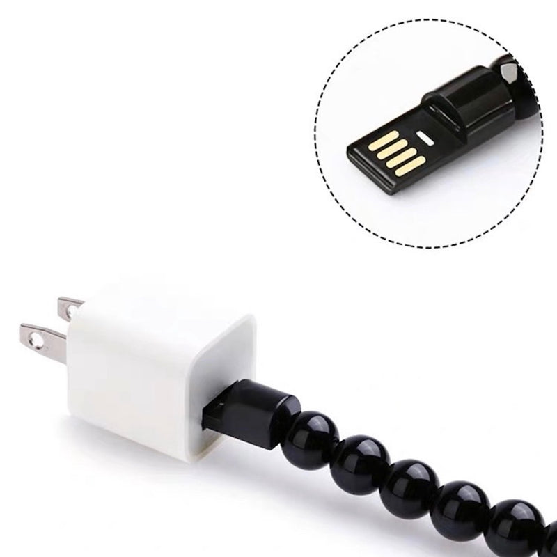 "Charging Accessories" Beaded Cable for iPhone