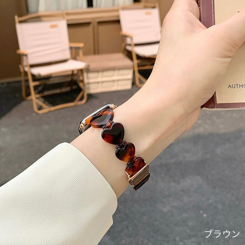 [In stock now] "Summer Heart" resin Apple Watch band