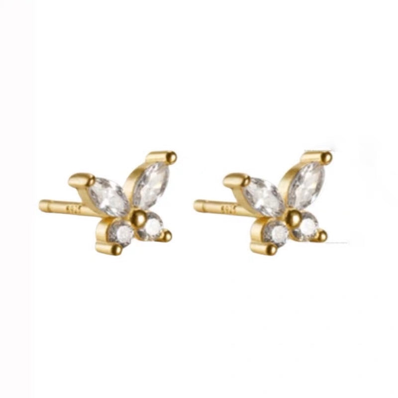 "Shining Wings" Butterfly Earrings