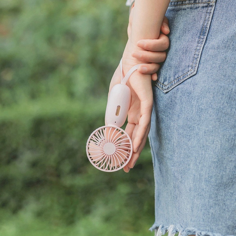 "Control the wind" handy fan