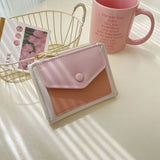 "Good mood color" PU leather mini wallet