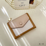 "Good mood color" PU leather mini wallet