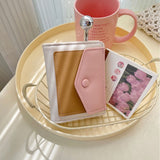 "Good mood color" PU leather mini wallet