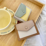 "Good mood color" PU leather mini wallet