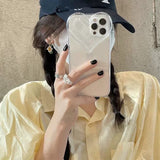 Heart design iPhone case with added transparency and cuteness