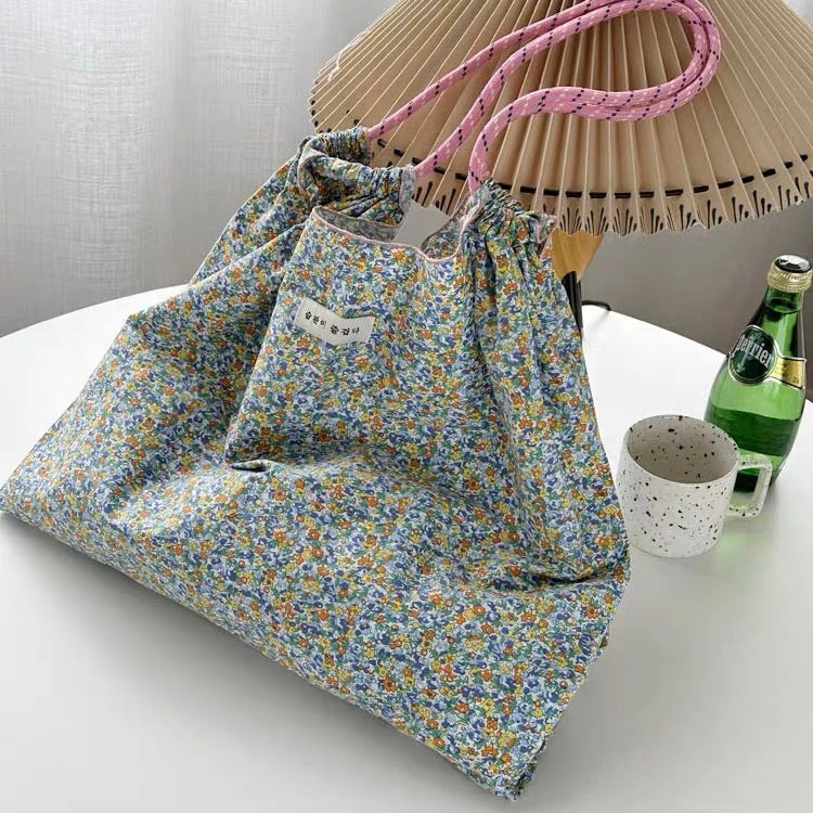 "Flower Furoshiki" polyester bag