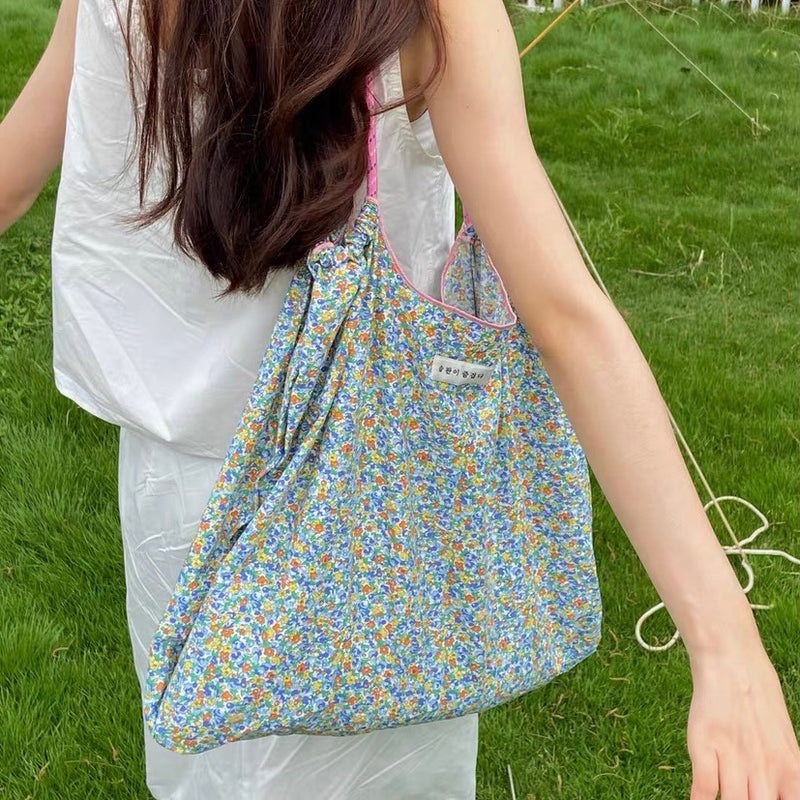 "Flower Furoshiki" polyester bag