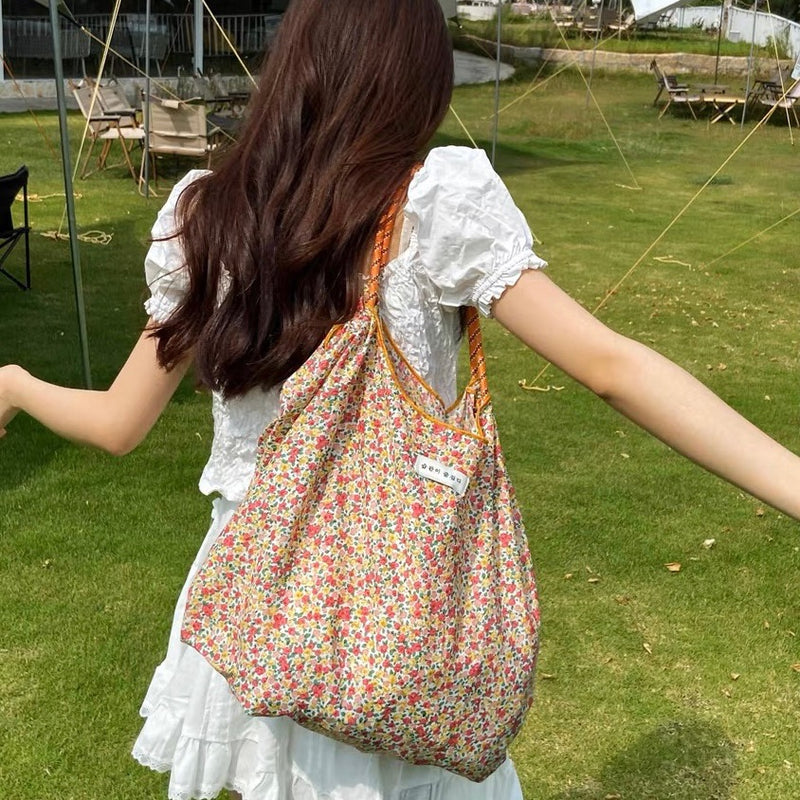 "Flower Furoshiki" polyester bag