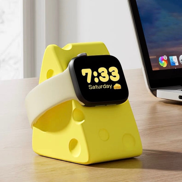 "Mt. Emmental" cheese-shaped smart watch stand