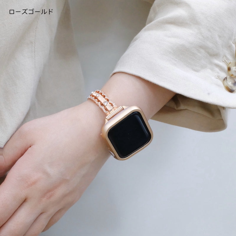 "Lace and Rhinestone" Apple Watch Band