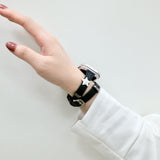 「スターアクセント」PUレザーダブル2重バンド