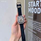 "Cute and sporty" silicone Apple Watch band 