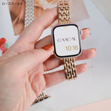 "Fishscale Elegance" Metal Apple Watch Band