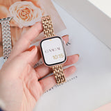 "Fishscale Elegance" Metal Apple Watch Band