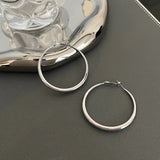 "Crescendo Hoop" Large Hoop Earrings