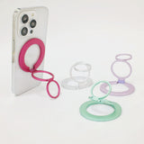 A double-sided magnetic smartphone ring stand that's both smart and beautiful to use.