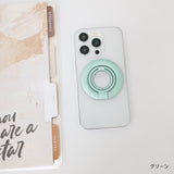 A double-sided magnetic smartphone ring stand that's both smart and beautiful to use.